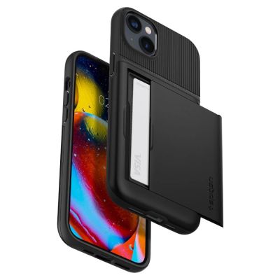 8. Spigen Slim Armor CS Case for iPhone 14 Plus - Black