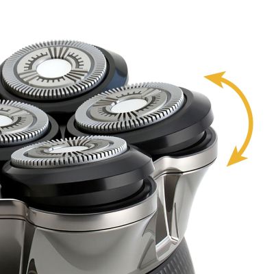 6. ELDOM G60 7-BLADE RASHING SHAVER LED DISPLAY, BUTTON TRAVEL LOCK IPX6, 120 MIN RUN TIME