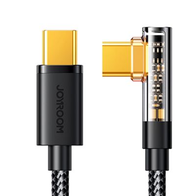 4. Joyroom Gaming Cable S-CC100A6 USB-C (angled) / USB-C (straight) 100W 1.2m - black
