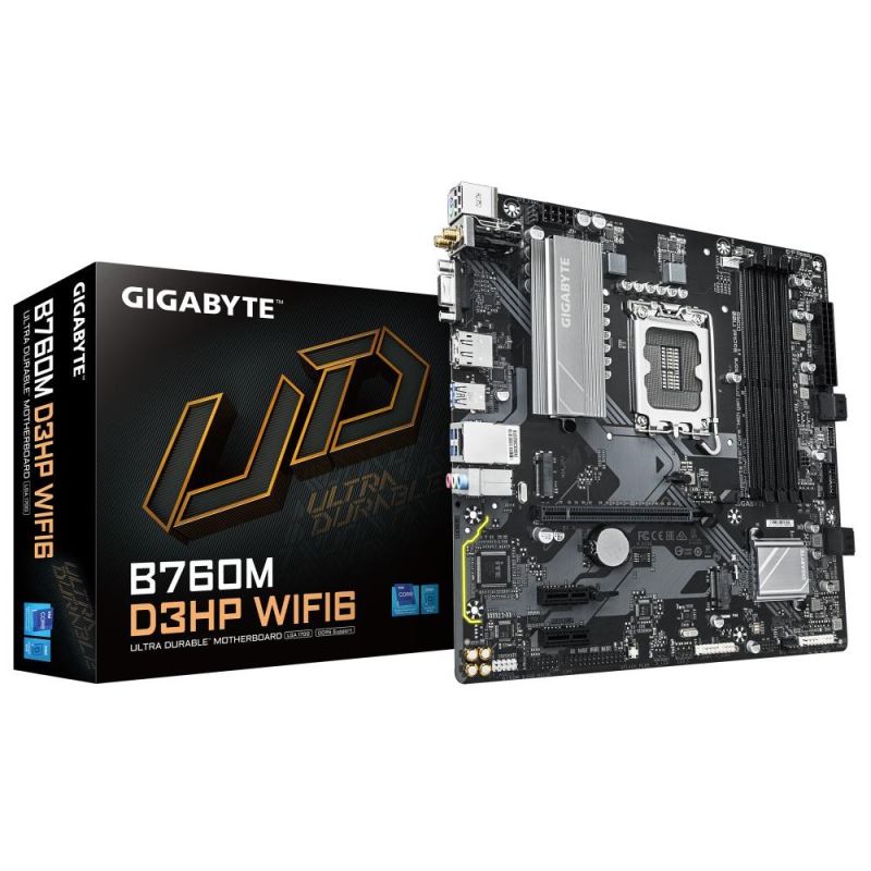 9. Gigabyte B760M D3HP WIFI6 Motherboard