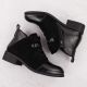 20. Women’s Black Suede-Look Ankle Boots with Warm Lining M.Daszyński MR2458-7