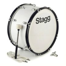 Stagg MABD-2210 - 22" marching drum with carrier and beater
