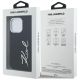 8. Karl Lagerfeld FW Jeans Signature Logo iPhone 16 Pro Max Case - Black