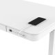 8. Activejet ET119W-C electric height-adjustable desk in white. Tabletop dimensions: 140 x 70 cm.