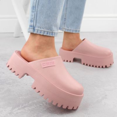 7. Big Star W NN274020 INT2083C chunky sole clogs