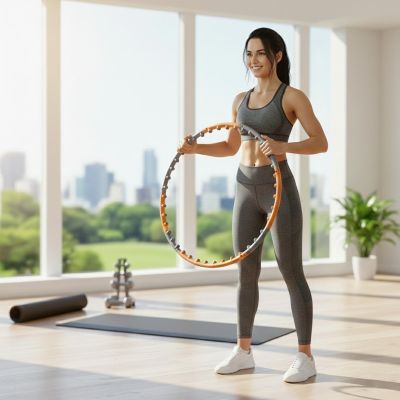 10. BODY SCULPTURE WEIGHTED HULA HOOP BB 6430