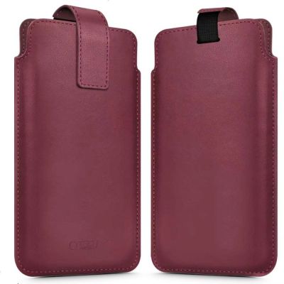 Tech-Protect SM65 case for 6.0-6.9" smartphones - burgundy