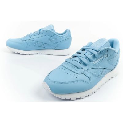 8. Reebok women's sports shoes Classic sneakers blue fashionable leather