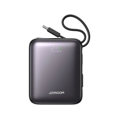 2. Joyroom JR-PBF27 10000mAh 22.5W Powerbank with Built-in USB-C and Lightning Cables - Black