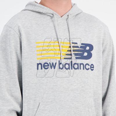 10. New Balance NB Classic Hoodie AGM M MT23902AGM