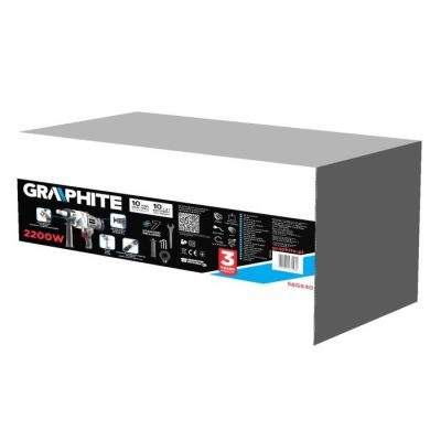 11. Graphite 58G540 Drill 2000 RPM 13.1 kg Black, Gray