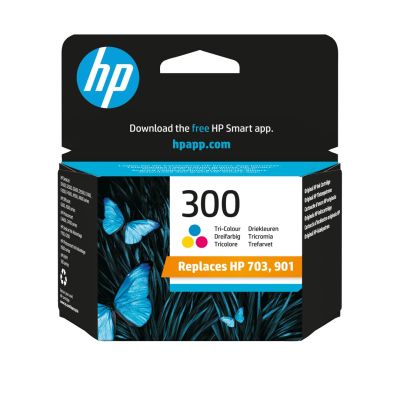 52. HP 300 Original Tri-Color Ink Cartridge