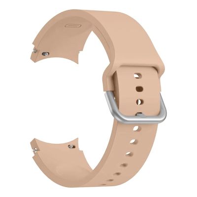 5. Tech-Protect Silicone Strap for Samsung Galaxy Watch 4 / 5 / 5 Pro / 6 / 7 / FE - Beige