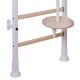 72. GYMNASTIC LADDER, HAND BAR, BENCH, CHILDREN'S ACCESSORIES, WHITE MAT BENCHK 414