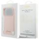 8. Guess Silicone Script Metal Logo MagSafe Case for iPhone 17 Pro - Pink