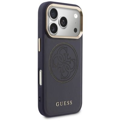 4. Guess Perforated 4G MagSafe case for iPhone 17 Pro Max - blue