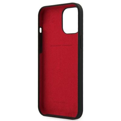 7. Ferrari FESSIHCP12LBK iPhone 12 Pro Max 6.7" black/black hardcase On Track Silicone