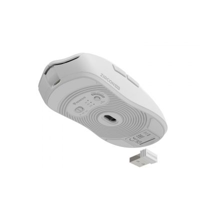 3. GENESIS Zircon 500 Gaming Mouse Right Side RF Wireless + Bluetooth + USB Type-C Optical 10000 DPI