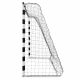 12. Meteor football goal 300x200x110 cm