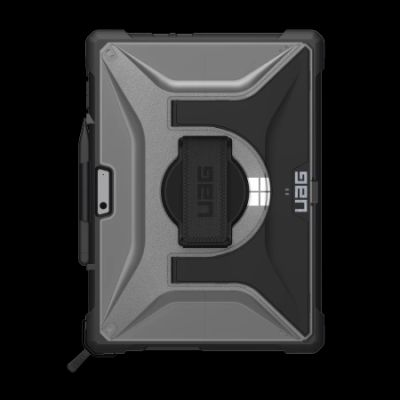 UAG Plasma Case for Microsoft Surface Pro 9 / 10 / 11 with Stand and Strap - Gray and Black
