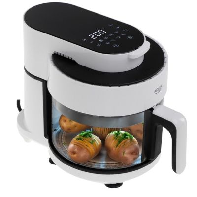 10. Adler 3L Air Fryer with Glass Bowl