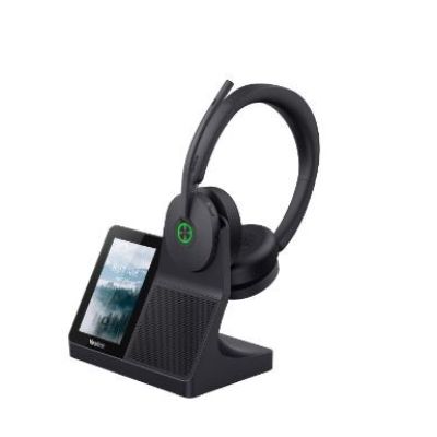3. Yealink WH68 Workstation Headset Wired & Wireless Headband Calls/Music USB Type-C Bluetooth Charging Stand Black