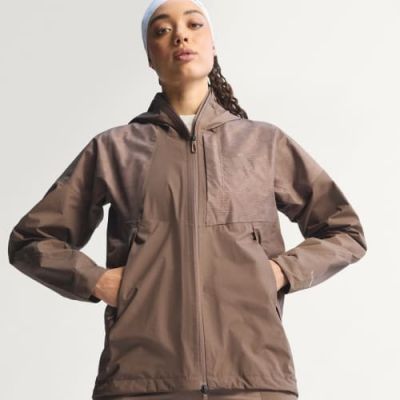 10. Women’s adidas TERREX Xperior 2.5L Hybrid Primeknit Climaproof Jacket – Trace Brown, size: XS