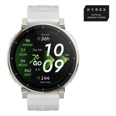 2. Amazfit Active 3 3.35 cm (1.32") AMOLED Digital 466 x 466 px Touchscreen Gold GPS