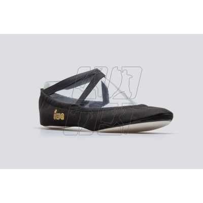 2. IWA 302 black gymnastic ballet shoes