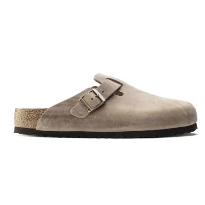 4. Birkenstock Men's BOSTON BS 1018147 TABACCO BROWN Clogs (Standard Width)
