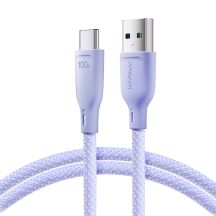 Joyroom Multi-Color Series S-A34 USB-A / USB-C 100W Cable 1m - Purple
