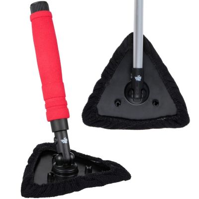 8. 3-in-1 WATER SCRAPER CLOTH SCRAPER WITH TELESCOPIC HANDLE DIRT DEVIL