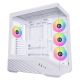 2. Lian Li Vector V100 PC Case, Midi-Tower, ATX, RGB, Tempered Glass - White