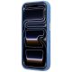 5. Guess 4G with Stripe Round and Classic Logos MagSafe Case for iPhone 17 Pro / 18 Pro - Blue