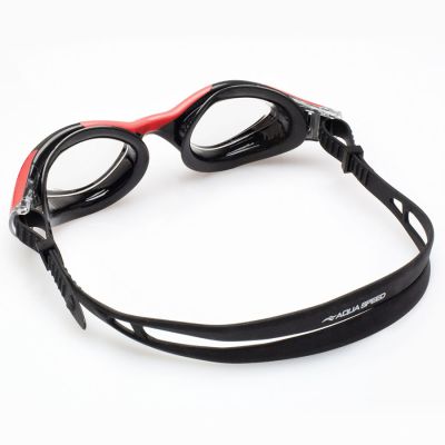 2. Aqua Speed Aquilo swimming goggles black and red 62649-31