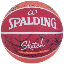 BASKETBALL SPALDING SKETCH JUMP SIZE 7 RED ORANGE