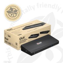 CLUB3D CSV-1562 Docking Station USB 3.2 Gen 1 (3.1 Gen 1) Type-C Black