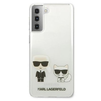 3. Karl Lagerfeld Karl&Choupette Case for Samsung Galaxy S21+ - Transparent