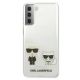 3. Karl Lagerfeld Karl&Choupette Case for Samsung Galaxy S21+ - Transparent