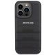 3. Mercedes AMG Leather Debossed Lines case for iPhone 15 Pro Max - black