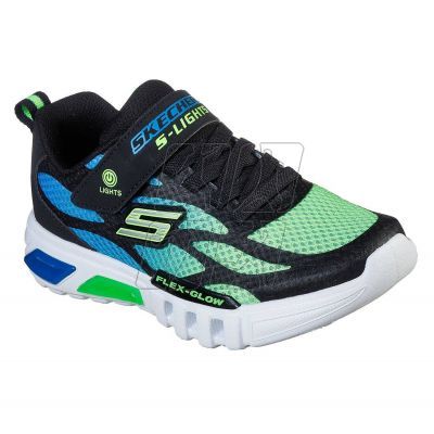 3. Skechers S Lights shoes: Flex-Glow-Dezlo JR 400016L-BBLM