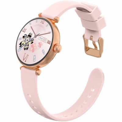 7. Smartwatch Gravity Rose Gold Silver Pink 2 Straps GT26-4