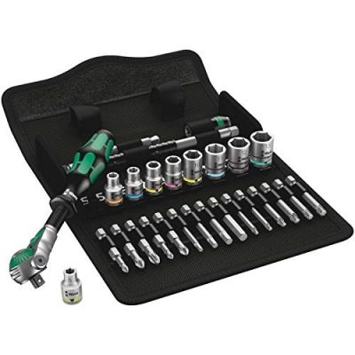 2. ZYLKOP 1/4" 5–13 mm Socket Wrench Set, 16 Pieces