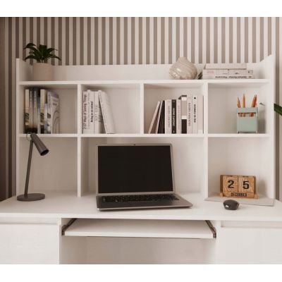 10. KUBA DESK SET + WHITE EXTENSION