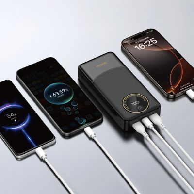 5. Dudao K12Pro Power Bank 22.5W PD 20000mAh USB-A, USB-C - Black