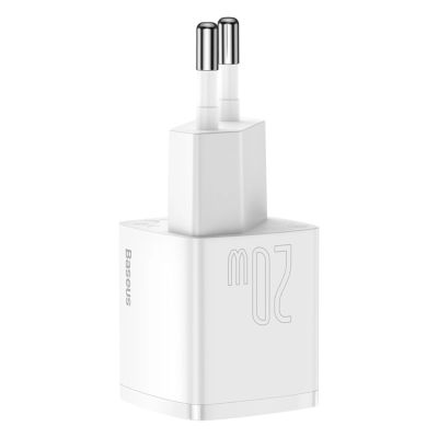 5. Baseus Cube 20W PD USB-C Wall Charger - White