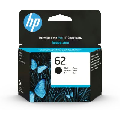HP Black Ink HP 62, HP62=C2P04A, 200 pages
