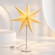 7. DECORATIVE STAR FLOOR LAMP 65 CM E14 WHITE