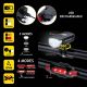 3. Set of Dunlop Led bicycle lights, USB charging, rear + front 473758