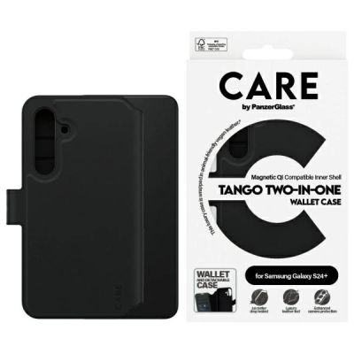 CARE by PanzerGlass Feature Tango 2in1 Wallet Case for Samsung Galaxy S24+ - Black